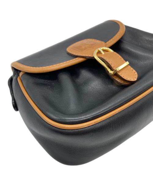 CELINE（セリーヌ）CELINE (セリーヌ) ショルダーバッグ ブラック×ブラウンの古着・服飾アイテム