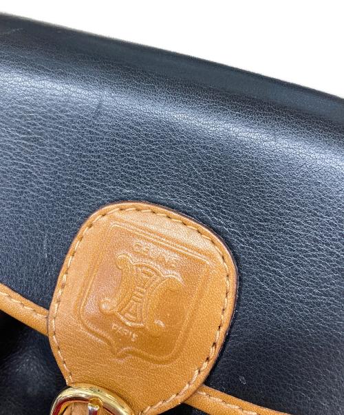 CELINE（セリーヌ）CELINE (セリーヌ) ショルダーバッグ ブラック×ブラウンの古着・服飾アイテム