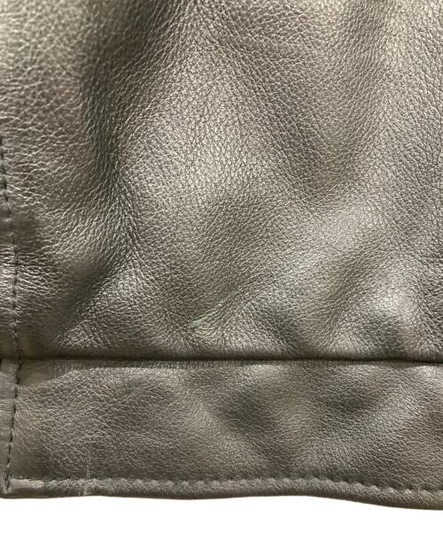 CROFT&BARROW（クロフトアンドバロー）CROFT&BARROW (クロフトアンドバロー) レザーブルゾンジャケット ブラック サイズ:Lサイズの古着・服飾アイテム