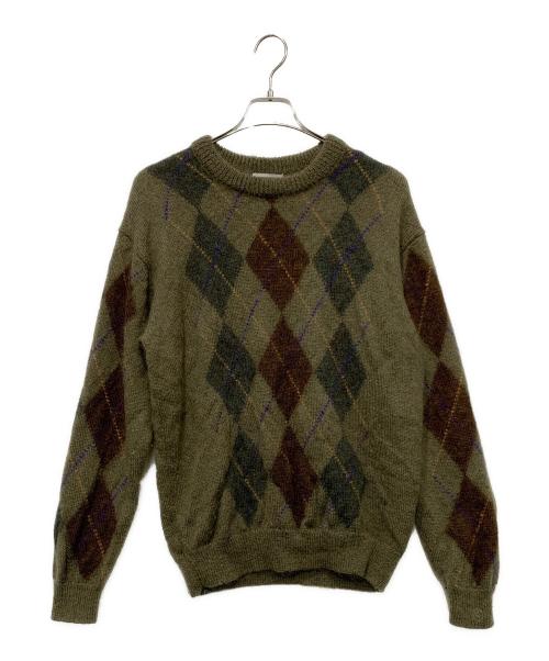 H BEAUTY&YOUTH（エイチ ビューティー&ユース）H BEAUTY&YOUTH (エイチ ビューティー&ユース) ニット グリーン サイズ:Sサイズの古着・服飾アイテム