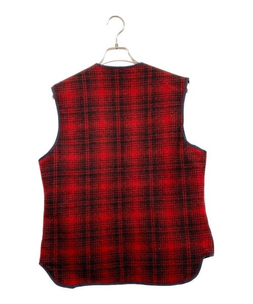 WOOLRICH（ウールリッチ）WOOLRICH (ウールリッチ) ベスト レッド サイズ:Mサイズの古着・服飾アイテム