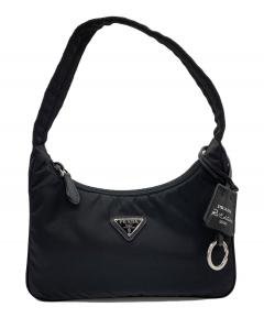 中古・古着通販】PRADA (プラダ) ベロアバッグ ブラック｜ブランド