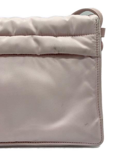 PRADA（プラダ）PRADA (プラダ) スモールパデットショルダーバッグ ピンクの古着・服飾アイテム