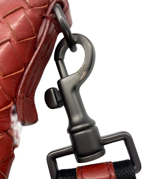 BOTTEGA VENETA（ボッテガベネタ）BOTTEGA VENETA (ボッテガベネタ) イントレチャート レッドの古着・服飾アイテム