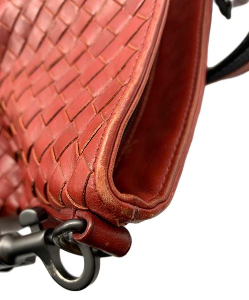 BOTTEGA VENETA（ボッテガベネタ）BOTTEGA VENETA (ボッテガベネタ) イントレチャート レッドの古着・服飾アイテム