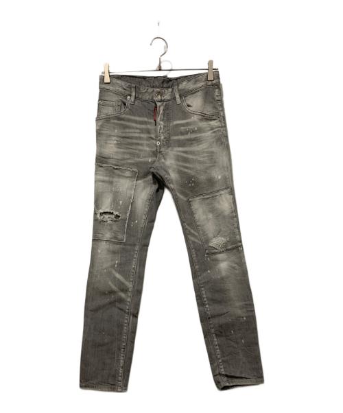 DSQUARED2（ディースクエアード）DSQUARED2 (ディースクエアード) Skater Jean グレー サイズ:SIZE 42の古着・服飾アイテム