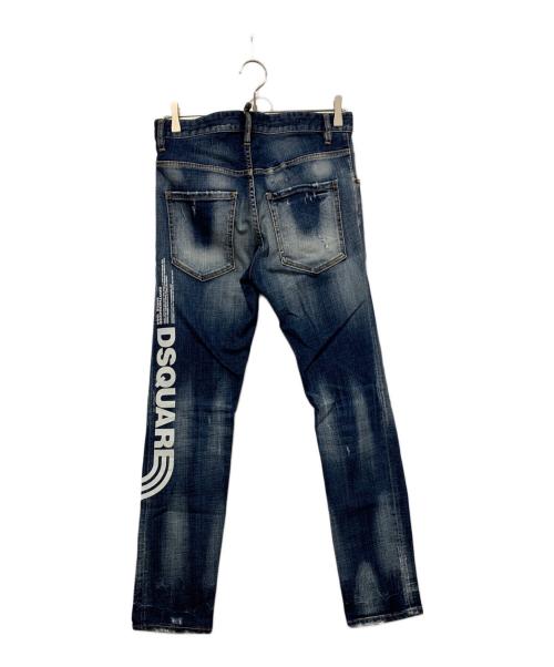 DSQUARED2（ディースクエアード）DSQUARED2 (ディースクエアード) Skater Jean インディゴ サイズ:SIZE 42の古着・服飾アイテム