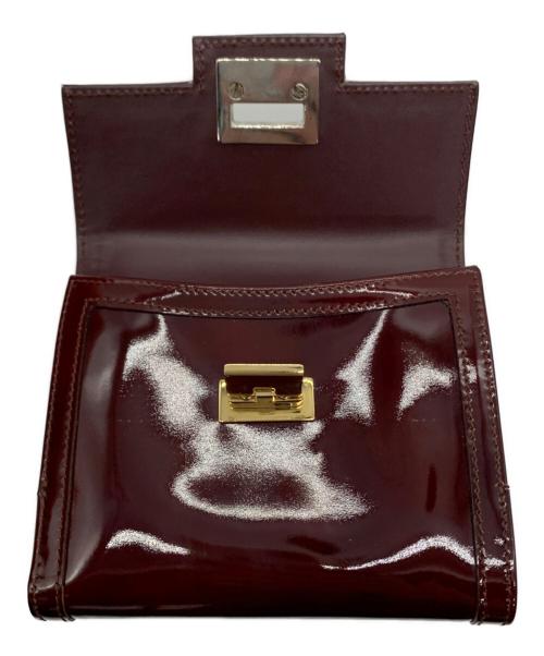 Salvatore Ferragamo（サルヴァトーレ フェラガモ）Salvatore Ferragamo (サルヴァトーレ フェラガモ) 2つ折り財布 ボルドーの古着・服飾アイテム