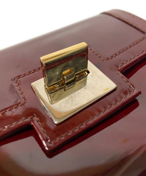 Salvatore Ferragamo（サルヴァトーレ フェラガモ）Salvatore Ferragamo (サルヴァトーレ フェラガモ) 2つ折り財布 ボルドーの古着・服飾アイテム