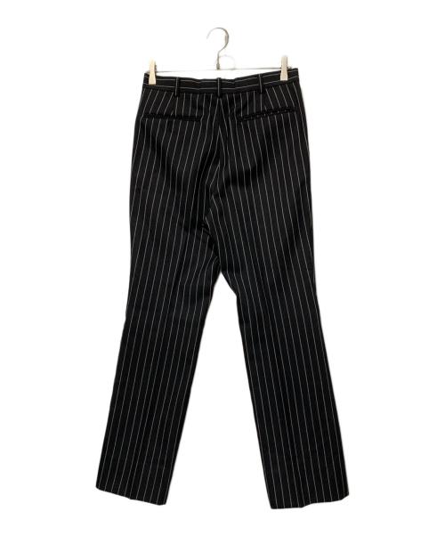 JOHN LAWRENCE SULLIVAN（ジョン ローレンス サリバン）JOHN LAWRENCE SULLIVAN (ジョン ローレンス サリバン) ストライプパンツ ブラック サイズ:SIZE 44の古着・服飾アイテム