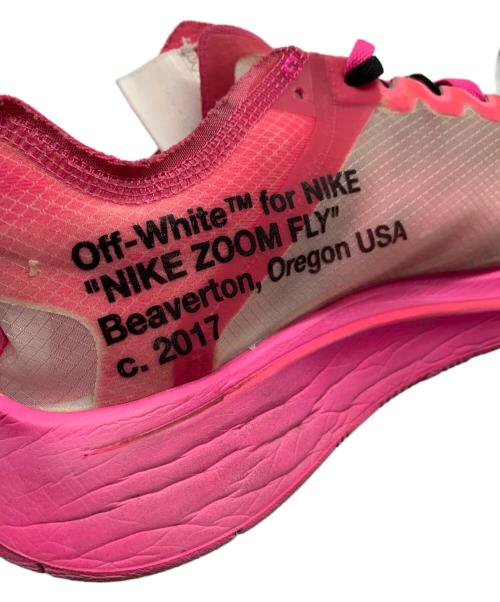 NIKE（ナイキ）NIKE (ナイキ) OFFWHITE (オフホワイト) Zoom Fly OFF White ピンク サイズ:27.5cmの古着・服飾アイテム