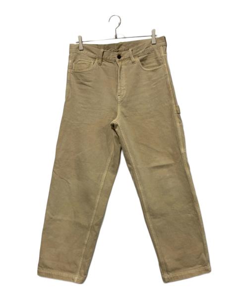 FTC（エフティーシー）FTC (エフティーシー) OVERDYED DENIM PAINTER PANT ベージュ サイズ:Mサイズの古着・服飾アイテム