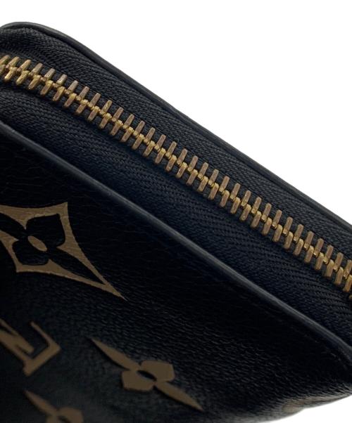 LOUIS VUITTON（ルイ ヴィトン）LOUIS VUITTON (ルイ ヴィトン) モノグラム アンプラントジッピー ウォレット ブラック×ベージュの古着・服飾アイテム