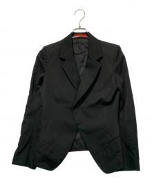 Y's（ワイズ）の古着「赤タグ デザインショートジャケット」｜ブラック