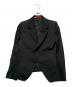 Y's（ワイズ）の古着「赤タグ デザインショートジャケット」｜ブラック
