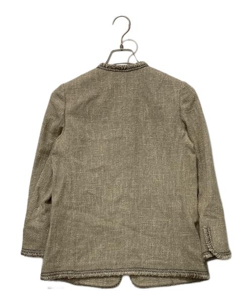 heliopole（エリオポール）heliopole (エリオポール) BLADE EDGE TWEED JACKET ベージュ サイズ:SIZE 36の古着・服飾アイテム
