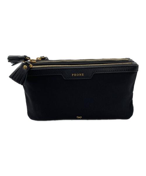 ANYA HINDMARCH（アニヤ・ハインドマーチ）ANYA HINDMARCH (アニヤハインドマーチ) mini filing cabinet ブラックの古着・服飾アイテム