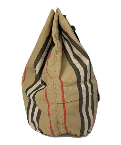 BURBERRY（バーバリー）BURBERRY (バーバリー) 巾着バッグ ノバチェック ベージュの古着・服飾アイテム