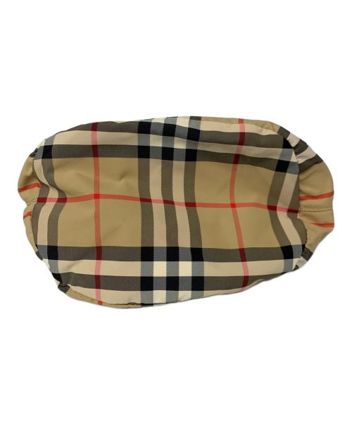 BURBERRY（バーバリー）BURBERRY (バーバリー) 巾着バッグ ノバチェック ベージュの古着・服飾アイテム