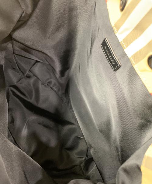 BURBERRY（バーバリー）BURBERRY (バーバリー) 巾着バッグ ノバチェック ベージュの古着・服飾アイテム
