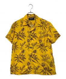 RUDE GALLERY（ルードギャラリー）の古着「アロハシャツ」｜イエロー×ブラウン