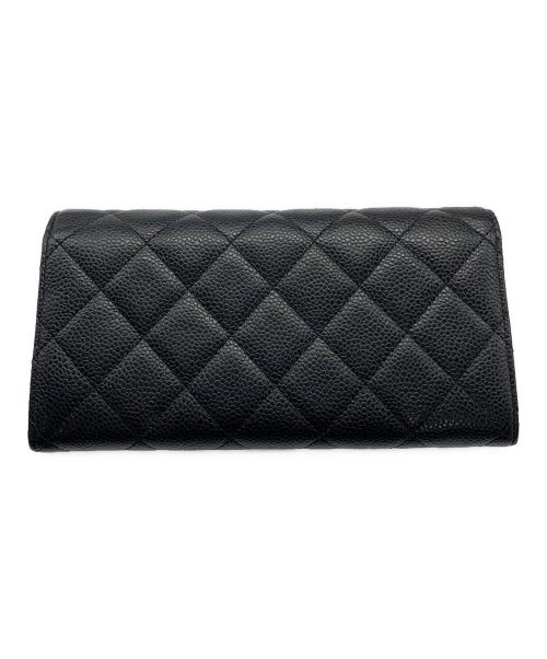 CHANEL（シャネル）CHANEL (シャネル) マトラッセ　キャビアスキン ブラックの古着・服飾アイテム