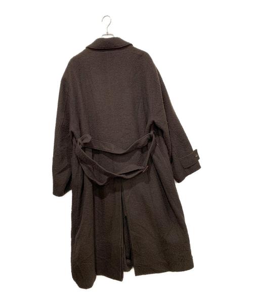 stein（シュタイン）stein (シュタイン) OVERSIZED BLANKET COAT ブラウン サイズ:Sサイズの古着・服飾アイテム