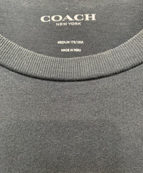 COACH（コーチ）COACH (コーチ) Tシャツ ブラック サイズ:SIZE Mの古着・服飾アイテム