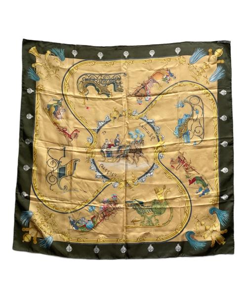 HERMES（エルメス）HERMES (エルメス) スカーフ イエローの古着・服飾アイテム