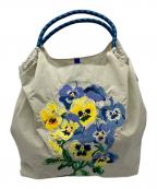 BALL & CHAIN×TOLIGHT×JOURNAL STANDARDボールアンドチェーン×トライト×ジャーナルスタンダード）の古着「ショッピングバッグ花柄」｜グレー