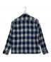 Schott (ショット) オンブレチェック フランネルシャツ ブルー×ホワイト サイズ:Mサイズ：10000円