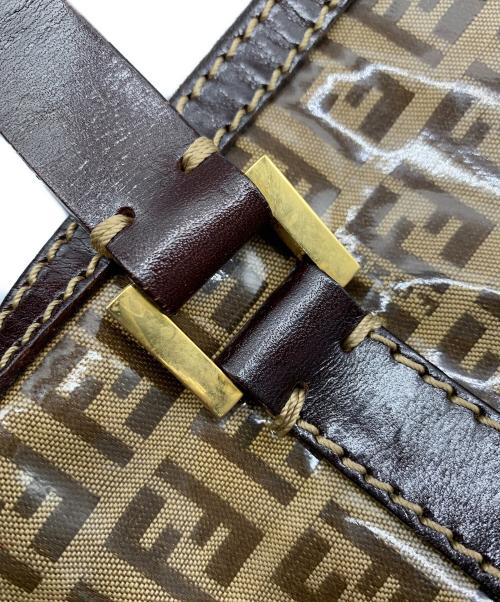 FENDI（フェンディ）FENDI (フェンディ) ミニボストンバッグ　ズッカ ブラウンの古着・服飾アイテム