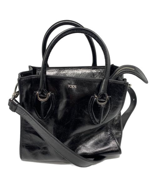 TOD'S（トッズ）TOD'S (トッズ) 2WAYバッグ ブラックの古着・服飾アイテム