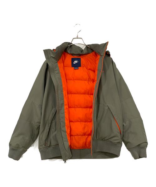 NIKE（ナイキ）NIKE (ナイキ) 中綿ジャケット カーキ サイズ:Lの古着・服飾アイテム