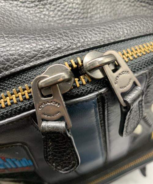 COACH（コーチ）COACH (コーチ) スペースコレクション　レザーリュック ブラックの古着・服飾アイテム
