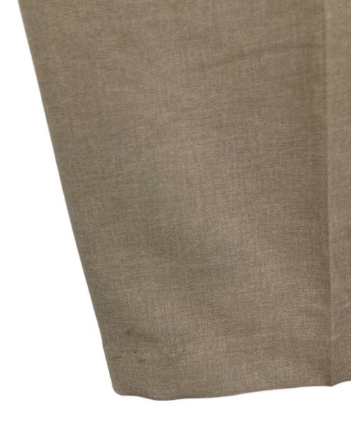 UNITED TOKYO（ユナイテッドトーキョー）UNITED TOKYO (ユナイテッドトーキョー) アシメベルテッドバイカラーセンタープレスパンツ ブラック×ベージュ サイズ:SIZE 3の古着・服飾アイテム