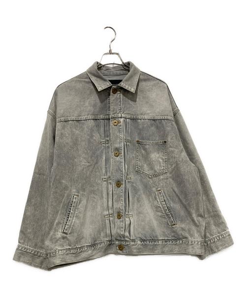 FRAMeWORK（フレームワーク）FRAMeWORK (フレームワーク) エクストララージデニムジャケット グレー サイズ:FREEの古着・服飾アイテム