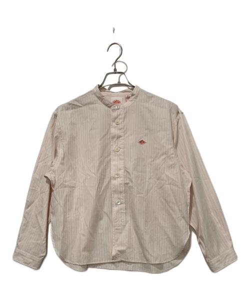 DANTON（ダントン）DANTON (ダントン) バンドカラーシャツ ピンク サイズ:SIZE 36の古着・服飾アイテム