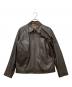 Paul Smith COLLECTION（ポールスミス コレクション）の古着「ラムレザージャケット」｜ブラウン