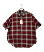 N.HOOLYWOODエヌ ハリウッド）の古着「コンパイル ハーフスリーブ シャツ」｜レッド