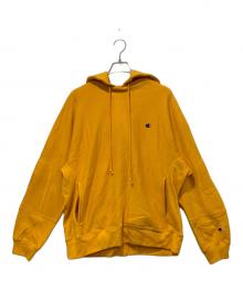 Champion REVERSE WEAVE×N.HOOLYWOOD（チャンピオン リバース ウィーブ×エヌ ハリウッド）の古着「プルオーバーパーカー」｜イエロー