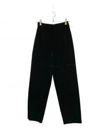 CHANEL（シャネル）の古着「ベロアパンツ」｜ブラック