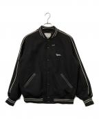 SUPREME×Jamie Reidシュプリーム×ジェイミー・リード）の古着「It's All Bollocks Varsity Jacket」｜ブラック