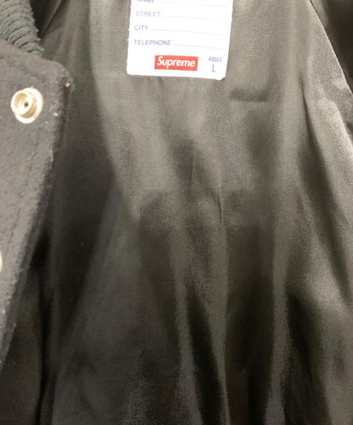 SUPREME（シュプリーム）SUPREME (シュプリーム) Jamie Reid (ジェイミー・リード) It's All Bollocks Varsity Jacket ブラック サイズ:Lサイズの古着・服飾アイテム