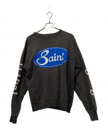 SAINT MICHAEL（セントマイケル）の古着「CRW N SWT/TRIVAL WARS」｜グレー