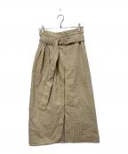 AKIKO AOKIアキコ アオキ）の古着「コーデュロイスカート」｜ベージュ