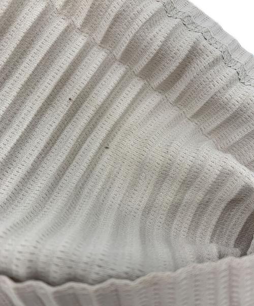 HOMME PLISSE ISSEY MIYAKE（オム プリッセ イッセイ ミヤケ）HOMME PLISSE ISSEY MIYAKE (オムプリッセ イッセイ ミヤケ) プリーツカットソー ベージュ サイズ:SIZE 2の古着・服飾アイテム