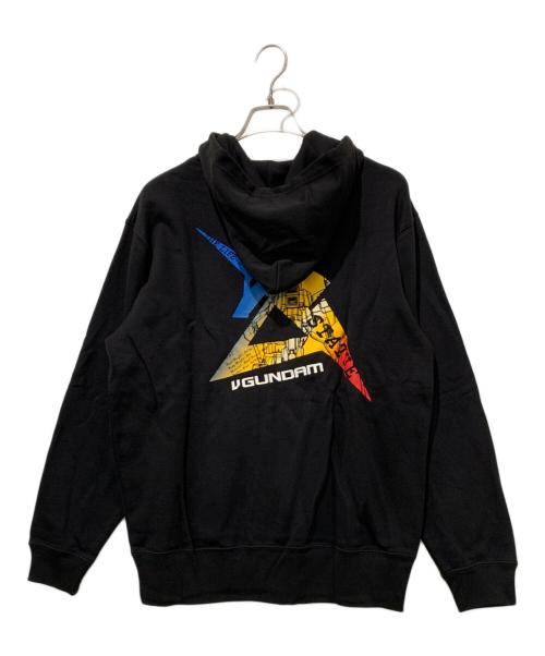 BANDAI（バンダイ）BANDAI (バンダイ) 福岡νガンダム立像ジップパーカー ブラック サイズ:Lサイズの古着・服飾アイテム