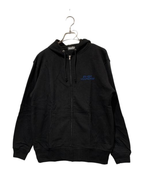 BANDAI（バンダイ）BANDAI (バンダイ) 実物大νガンダム立像ジップパーカー ブラック サイズ:Lサイズの古着・服飾アイテム