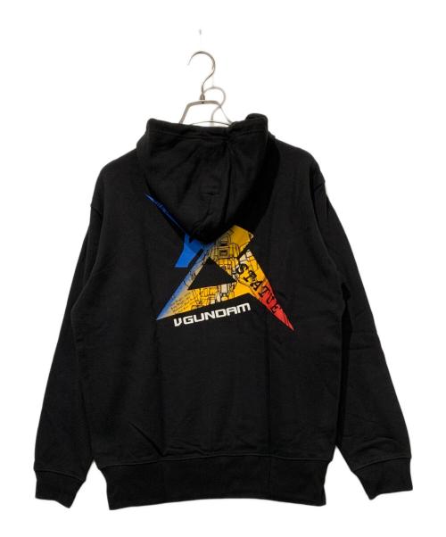 BANDAI（バンダイ）BANDAI (バンダイ) 実物大νガンダム立像ジップパーカー ブラック サイズ:Lサイズの古着・服飾アイテム